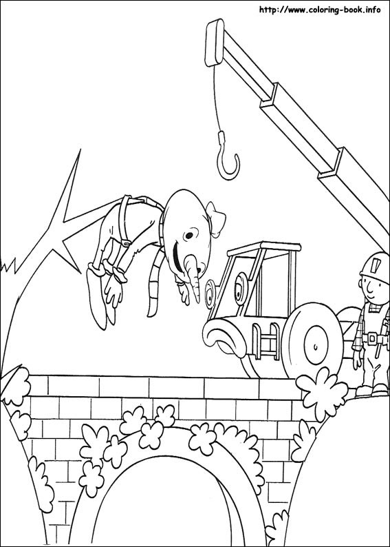 Bob the Builder coloring picture